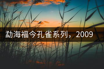 勐海福今孔雀系列，2009年尊享青餅