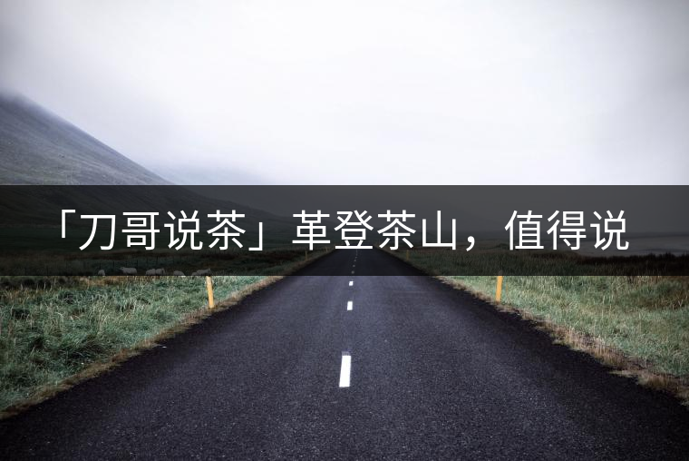 「刀哥說(shuō)茶」革登茶山，值得說(shuō)道的那些事