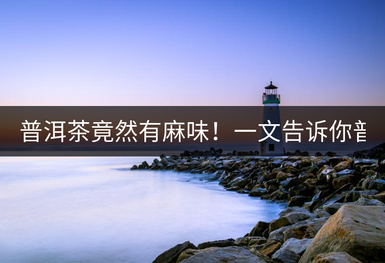 普洱茶竟然有麻味！一文告訴你普洱茶出現(xiàn)麻味的7個原因！