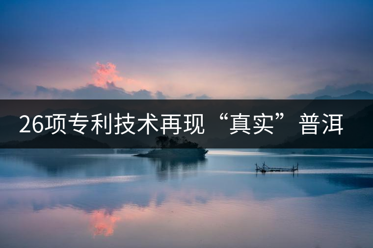 26項(xiàng)專利技術(shù)再現(xiàn)“真實(shí)”普洱茶 26項(xiàng)專利技術(shù)再現(xiàn)“真實(shí)”普洱茶