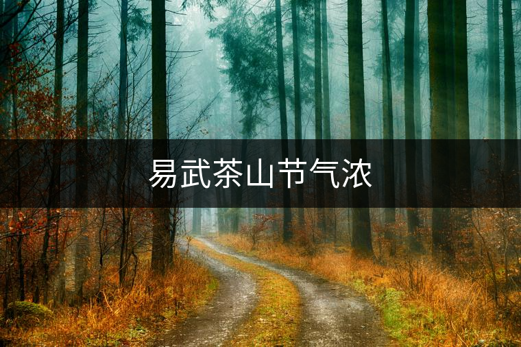 易武茶山節(jié)氣濃 易武茶山節(jié)氣濃