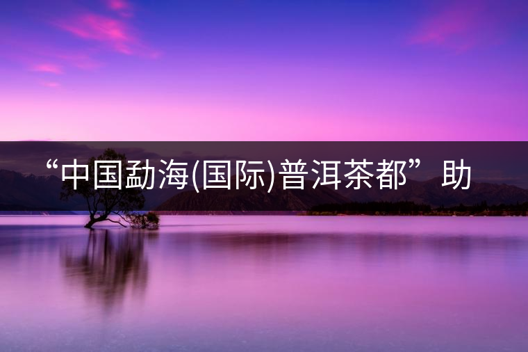 “中國(guó)勐海(國(guó)際)普洱茶都”助推滇臺(tái)茶產(chǎn)業(yè)合作