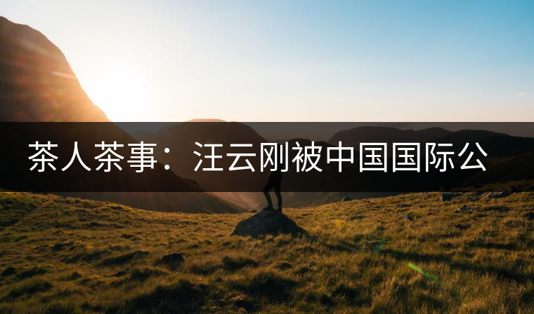 茶人茶事:汪云剛被中國(guó)國(guó)際公共關(guān)系聯(lián)合會(huì)聘為專家顧問(wèn) 茶人茶事:汪云剛被中國(guó)國(guó)際公共關(guān)系聯(lián)合會(huì)聘為專家顧問(wèn)