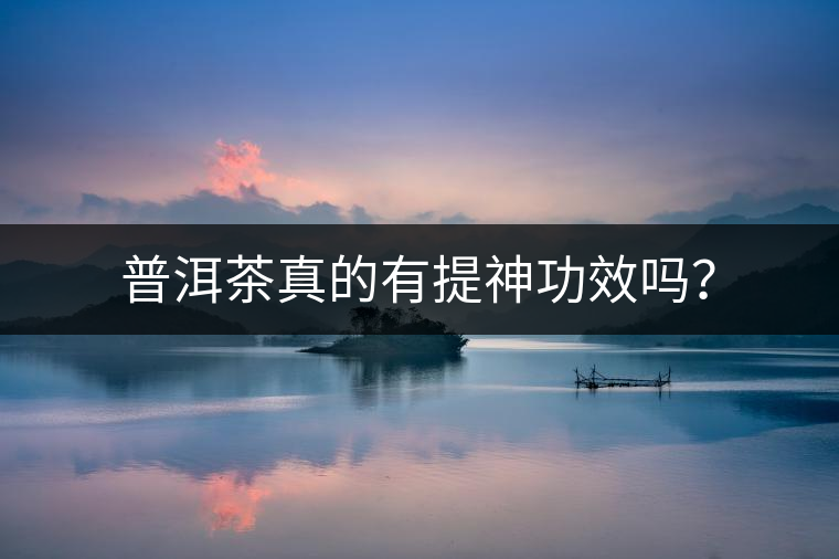 普洱茶真的有提神功效嗎？