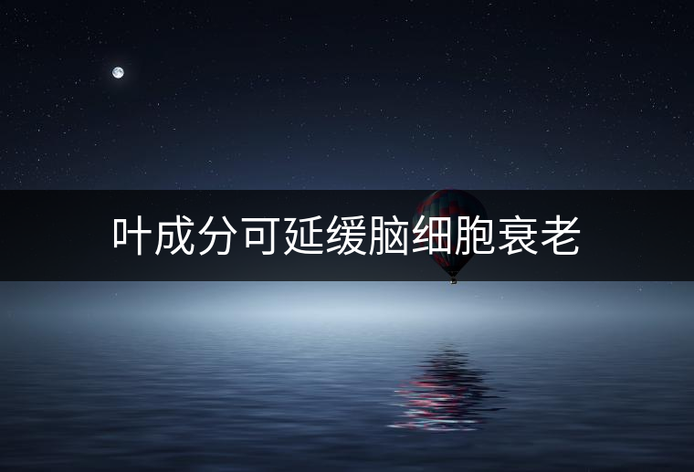 葉成分可延緩腦細(xì)胞衰老 葉成分可延緩腦細(xì)胞衰老