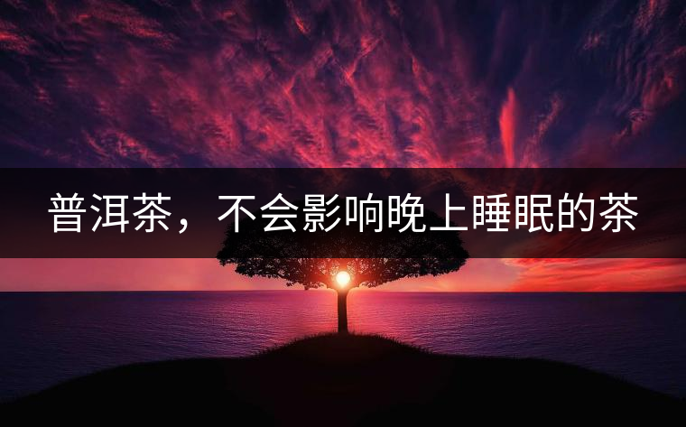 普洱茶，不會(huì)影響晚上睡眠的茶