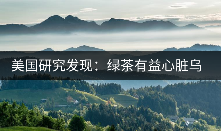 美國研究發(fā)現：綠茶有益心臟烏龍茶瘦腰身