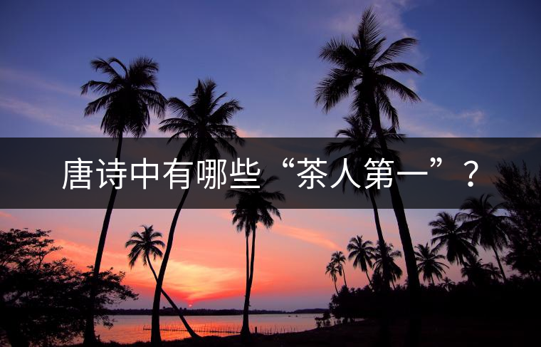 唐詩(shī)中有哪些“茶人第一”？