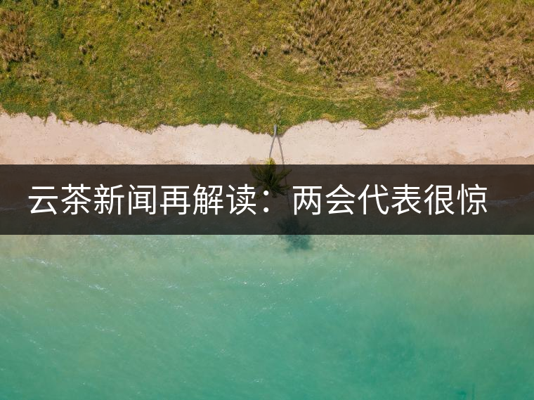 云茶新聞再解讀：兩會(huì)代表很驚奇，普洱茶為啥會(huì)這么健康？