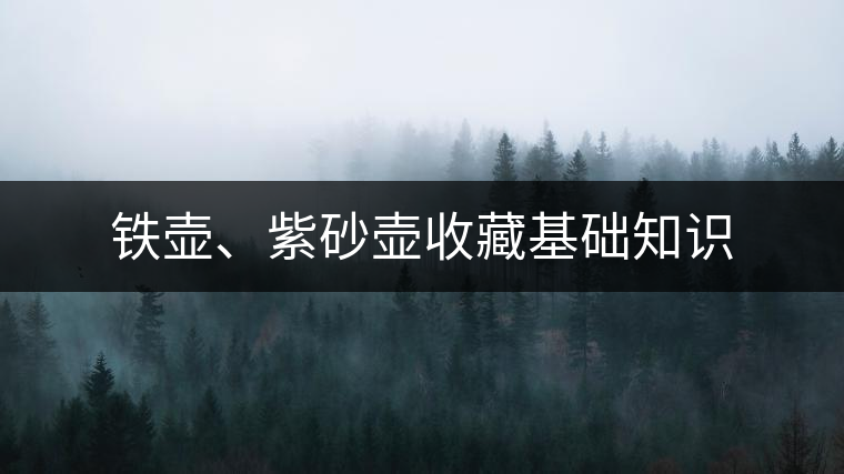 鐵壺、紫砂壺收藏基礎(chǔ)知識