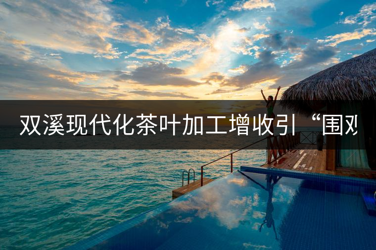 雙溪現(xiàn)代化茶葉加工增收引“圍觀”