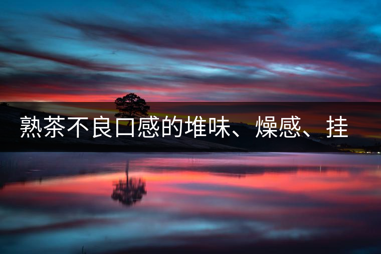 熟茶不良口感的堆味、燥感、掛喉