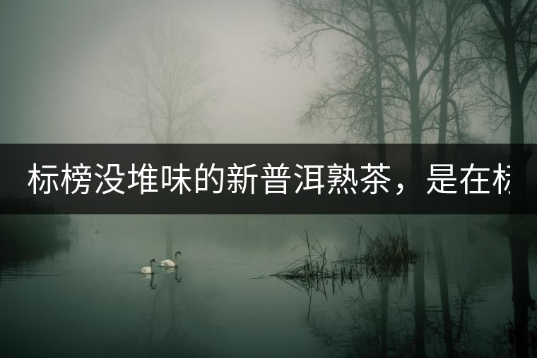 標(biāo)榜沒堆味的新普洱熟茶，是在標(biāo)榜無知！