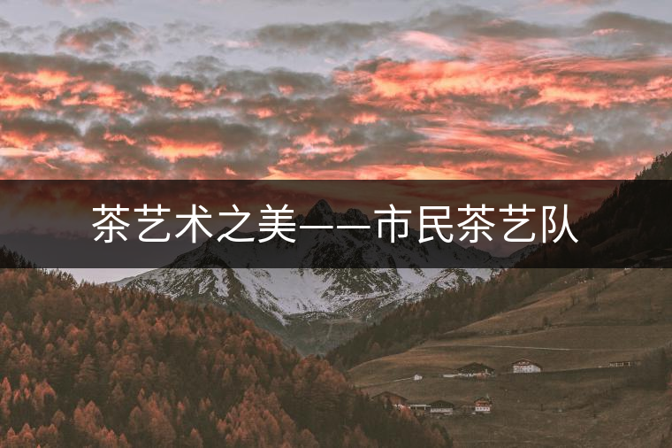 茶藝術(shù)之美——市民茶藝隊(duì)