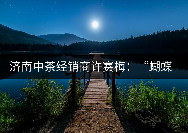 濟(jì)南中茶經(jīng)銷商許賽梅:“蝴蝶”翩翩茶中舞 濟(jì)南中茶經(jīng)銷商許賽梅:“蝴蝶”翩翩茶中舞