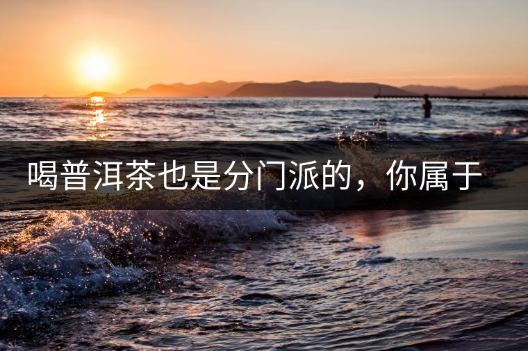 喝普洱茶也是分門(mén)派的，你屬于哪派呢？