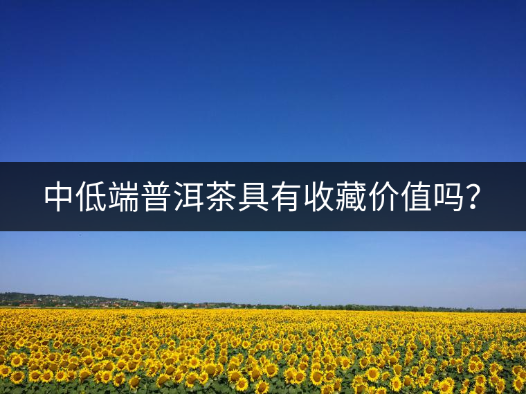 中低端普洱茶具有收藏價(jià)值嗎？