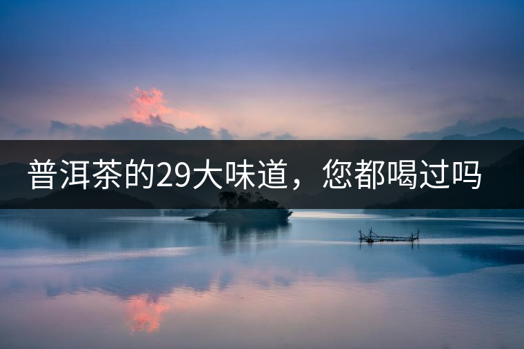 普洱茶的29大味道，您都喝過嗎？