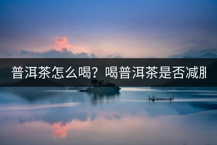 普洱茶怎么喝？喝普洱茶是否減肥？