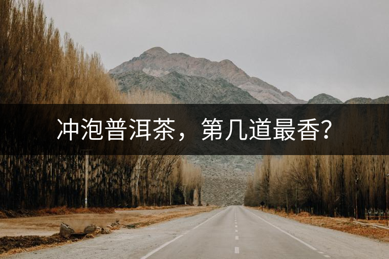 沖泡普洱茶，第幾道最香？