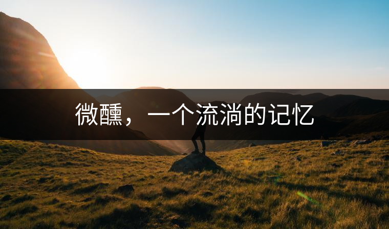 微醺，一個(gè)流淌的記憶