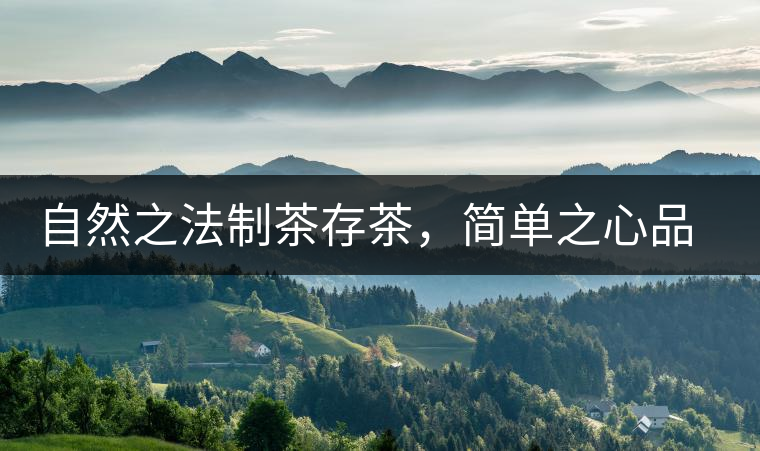 自然之法制茶存茶，簡(jiǎn)單之心品茶