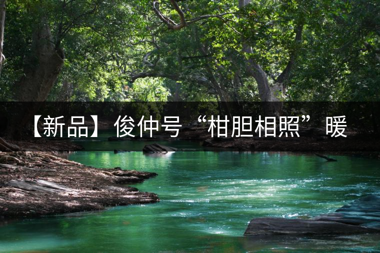 【新品】俊仲號“柑膽相照”暖心來襲！