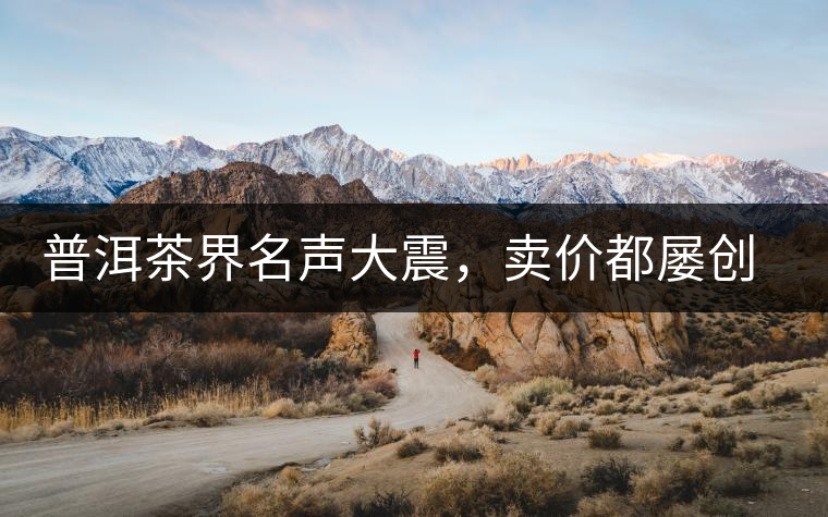 普洱茶界名聲大震，賣價(jià)都屢創(chuàng)新高竟然是它