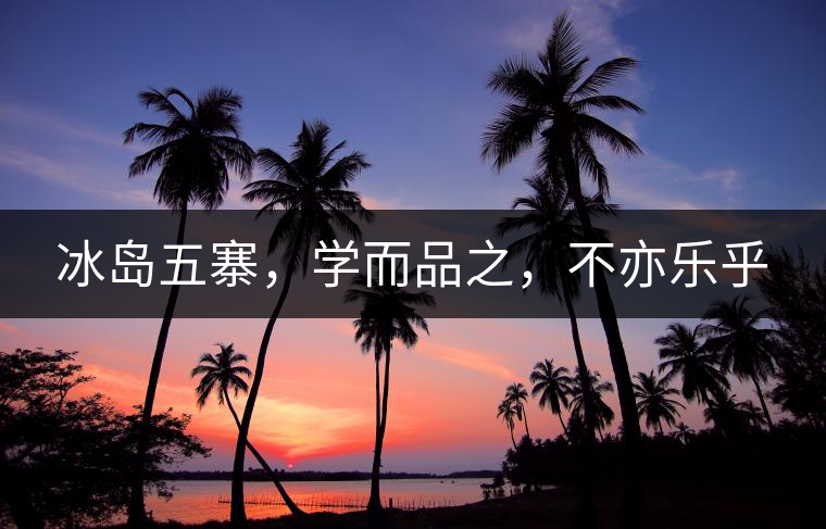 冰島五寨，學(xué)而品之，不亦樂乎