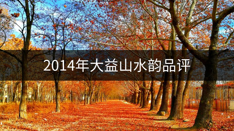 2014年大益山水韻品評(píng)