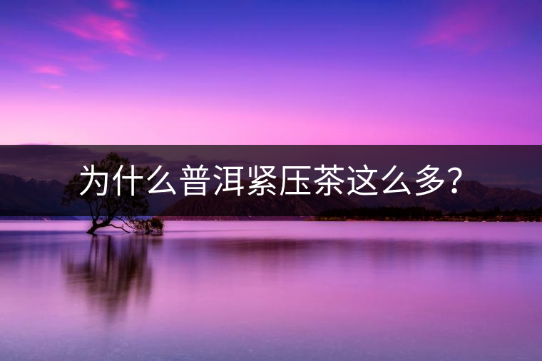 為什么普洱緊壓茶這么多？
