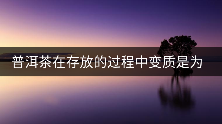 普洱茶在存放的過程中變質(zhì)是為什么？