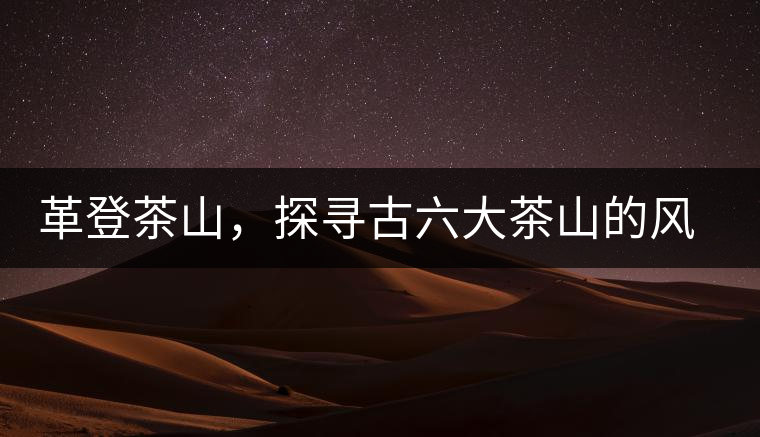 革登茶山，探尋古六大茶山的風(fēng)采