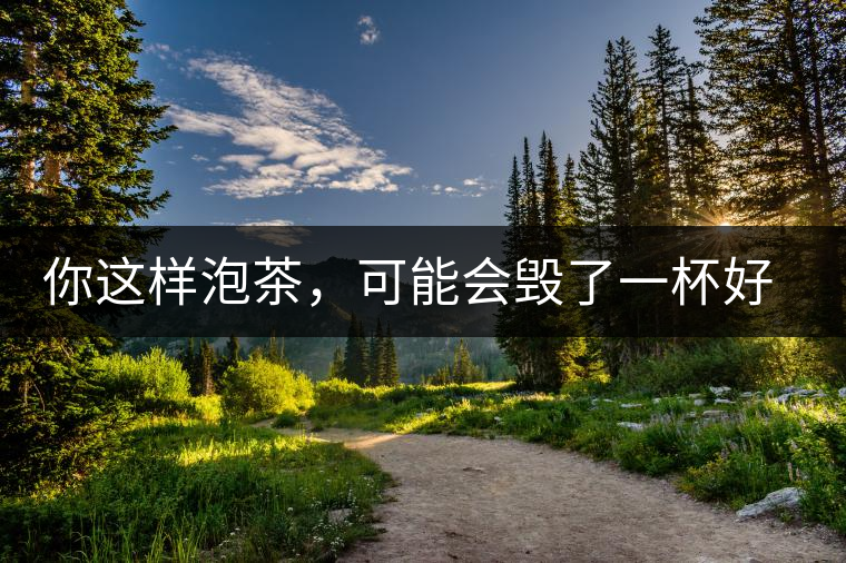 你這樣泡茶，可能會(huì)毀了一杯好茶