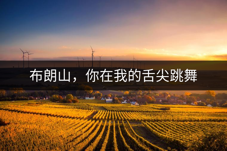 布朗山，你在我的舌尖跳舞