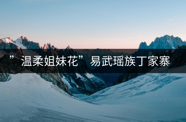 ”溫柔姐妹花”易武瑤族丁家寨、漢族丁家寨介紹