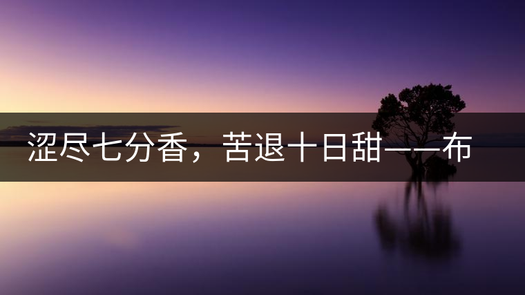 澀盡七分香，苦退十日甜——布朗山千年古寨曼新龍