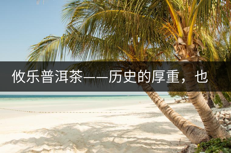 攸樂普洱茶——歷史的厚重，也藏不住山里的陣陣茶香