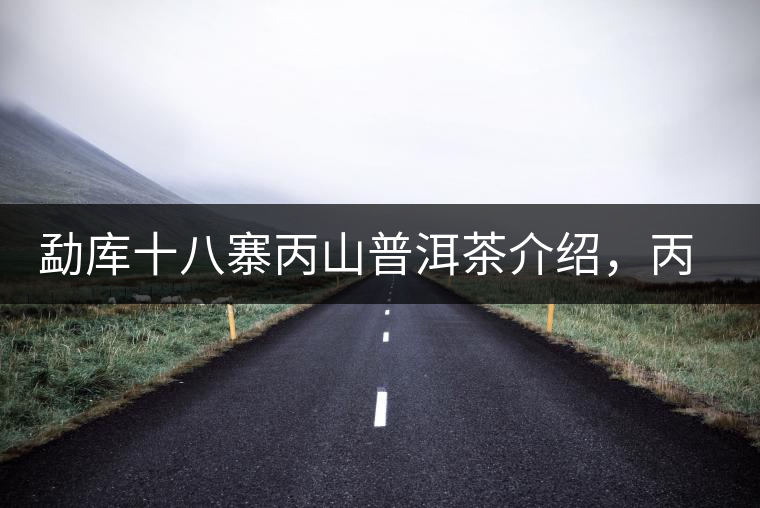 勐庫十八寨丙山普洱茶介紹，丙山古樹茶口感特點(diǎn)