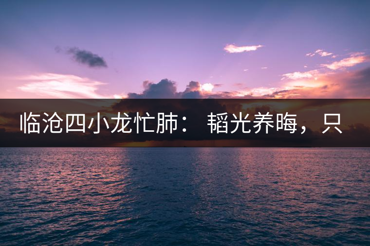 臨滄四小龍忙肺： 韜光養(yǎng)晦，只為綻放！