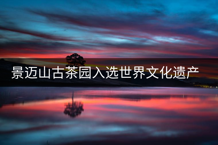 景邁山古茶園入選世界文化遺產(chǎn)預備名單 景邁山古茶園入選世界文化遺產(chǎn)預備名單