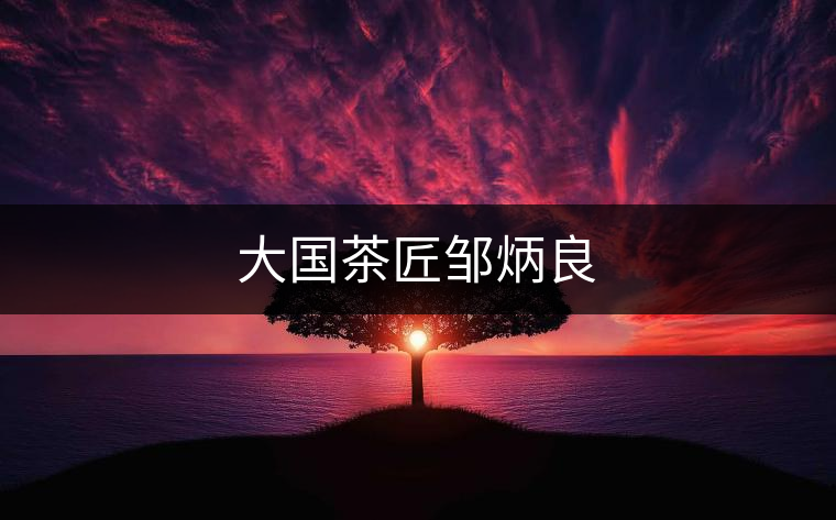 大國(guó)茶匠鄒炳良