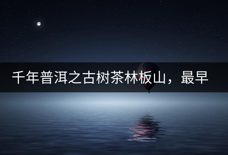 千年普洱之古樹茶林板山，最早的貢茶產(chǎn)地和皇家茶園