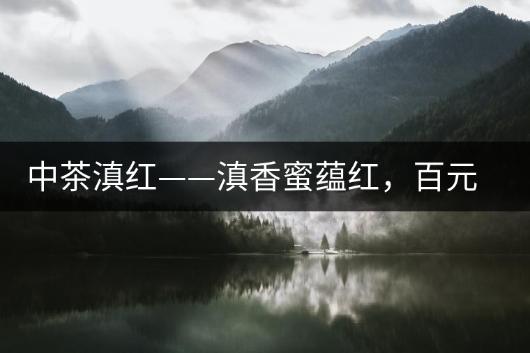 中茶滇紅——滇香蜜蘊紅，百元級口糧好茶