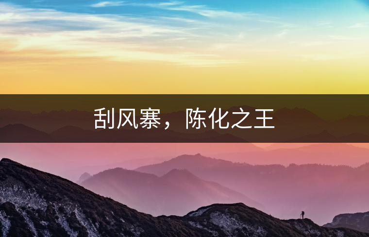 刮風(fēng)寨，陳化之王