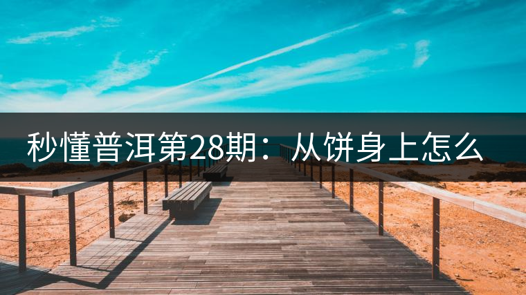 秒懂普洱第28期：從餅身上怎么辨識(shí)干倉與濕倉 普洱茶？