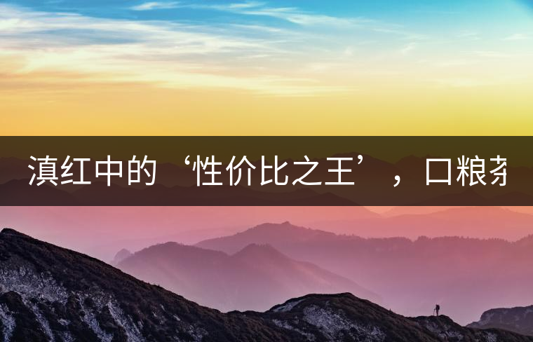 滇紅中的‘性價(jià)比之王’，口糧茶首選！