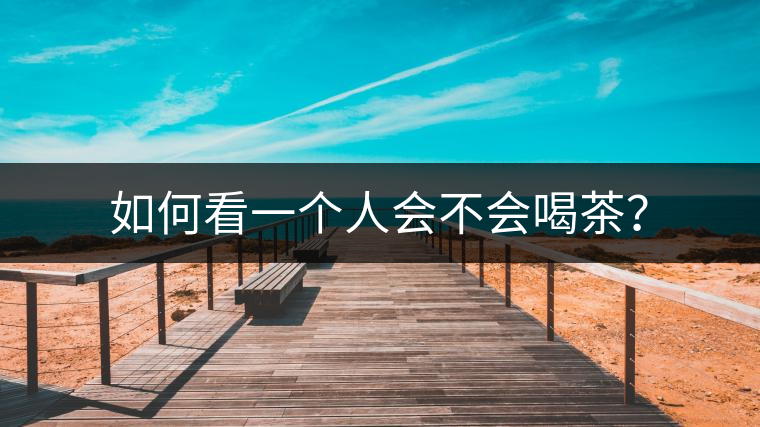 如何看一個(gè)人會(huì)不會(huì)喝茶？