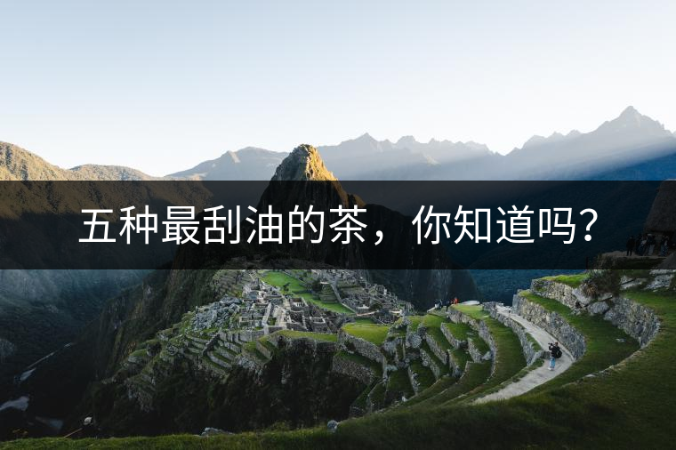 五種最刮油的茶，你知道嗎？