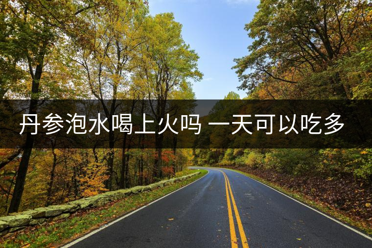 丹參泡水喝上火嗎 一天可以吃多少克？